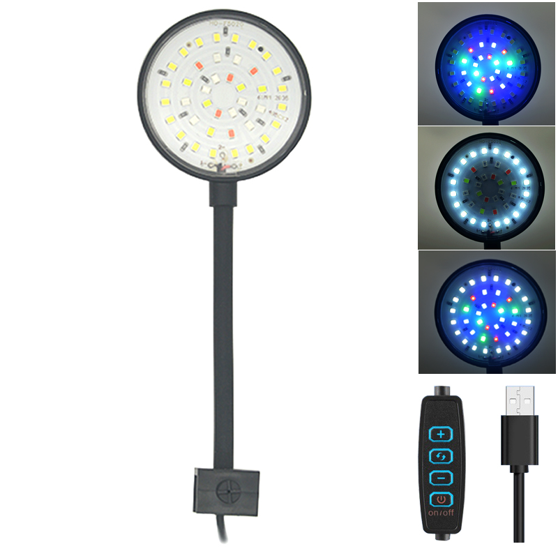Aquarium Plant Growth Light - USB Aquarium LED Lamp Fish Tank