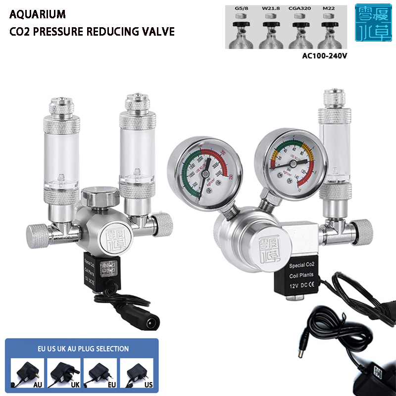Planted Aquarium Co2 System - Aquarium CO2 Regulator Solenoid Valve Bubble