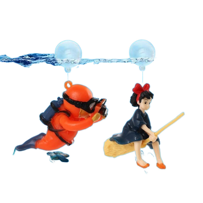 Fish Tank Diver Ornaments Land - đánh giá và giá Aquarium Plant Rings