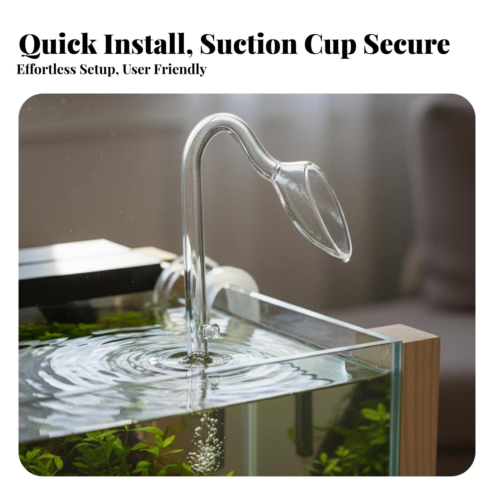 Glass Lily Pipe Aquarium Surfa - đánh giá và giá Aquarium Planted Tank Filter