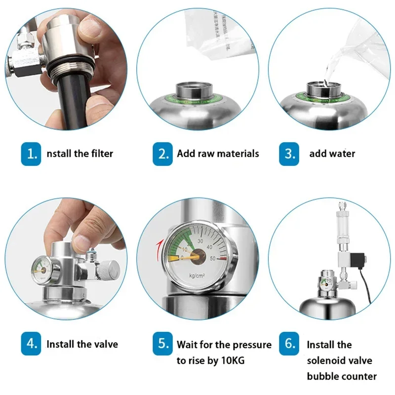 Aquarium CO2 Generator system  - đánh giá và giá Planted Aquarium Co2 System