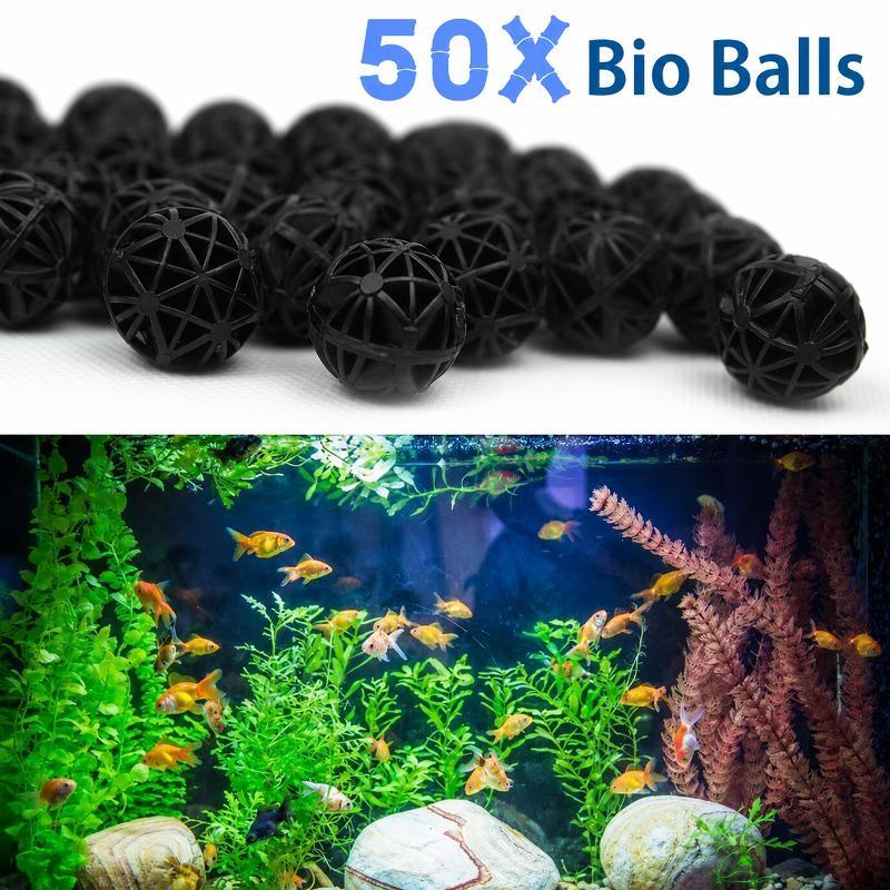 50Pcs 16mm Aquarium Bio Filter - đánh giá và giá Aquarium Planted Tank Filter