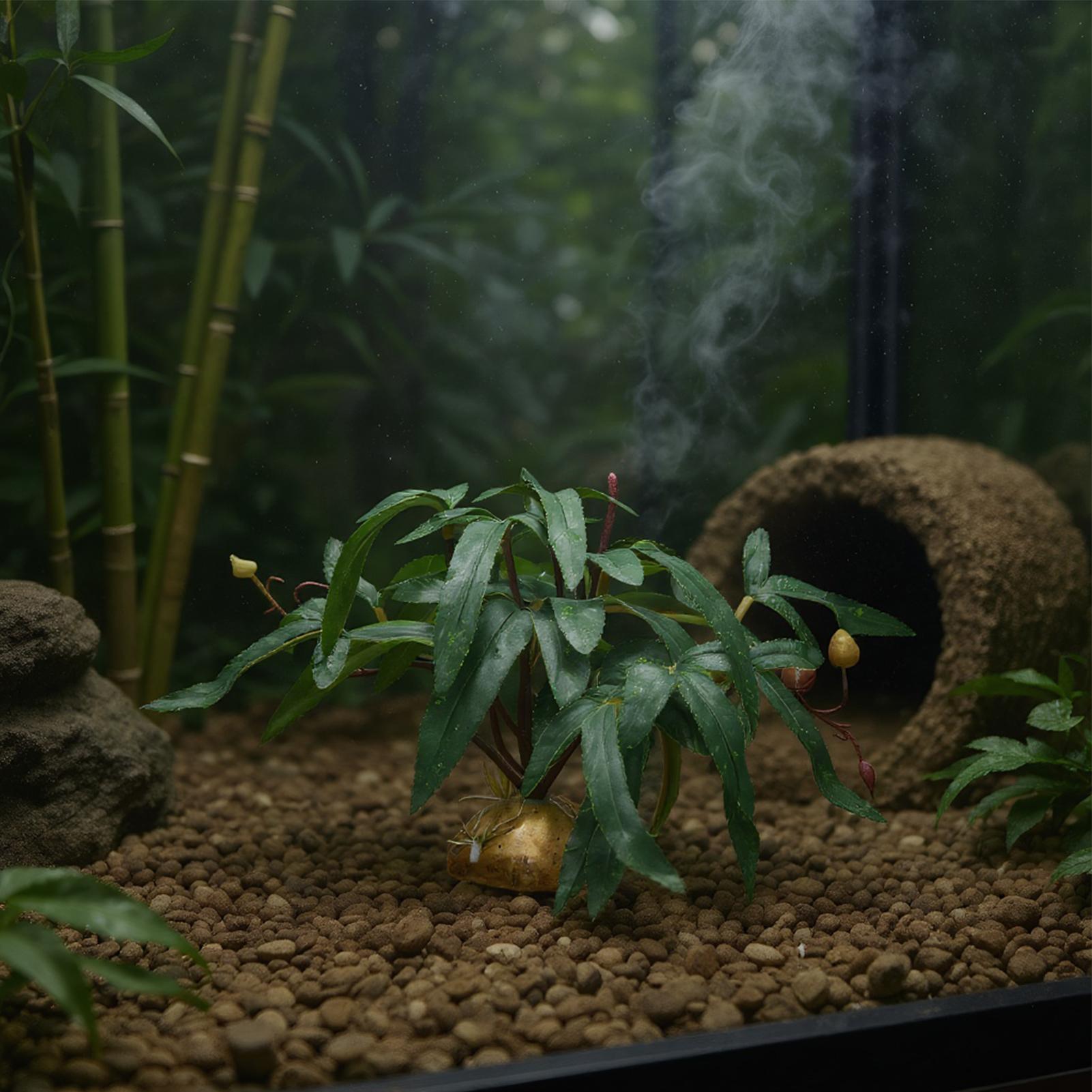 Fake Reptile Plants Snake Tank - đánh giá và giá Aquarium Planted Tank