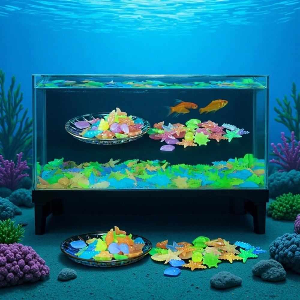 Glowing Luminous Ocean Stones  - đánh giá và giá Aquarium Planted Fish