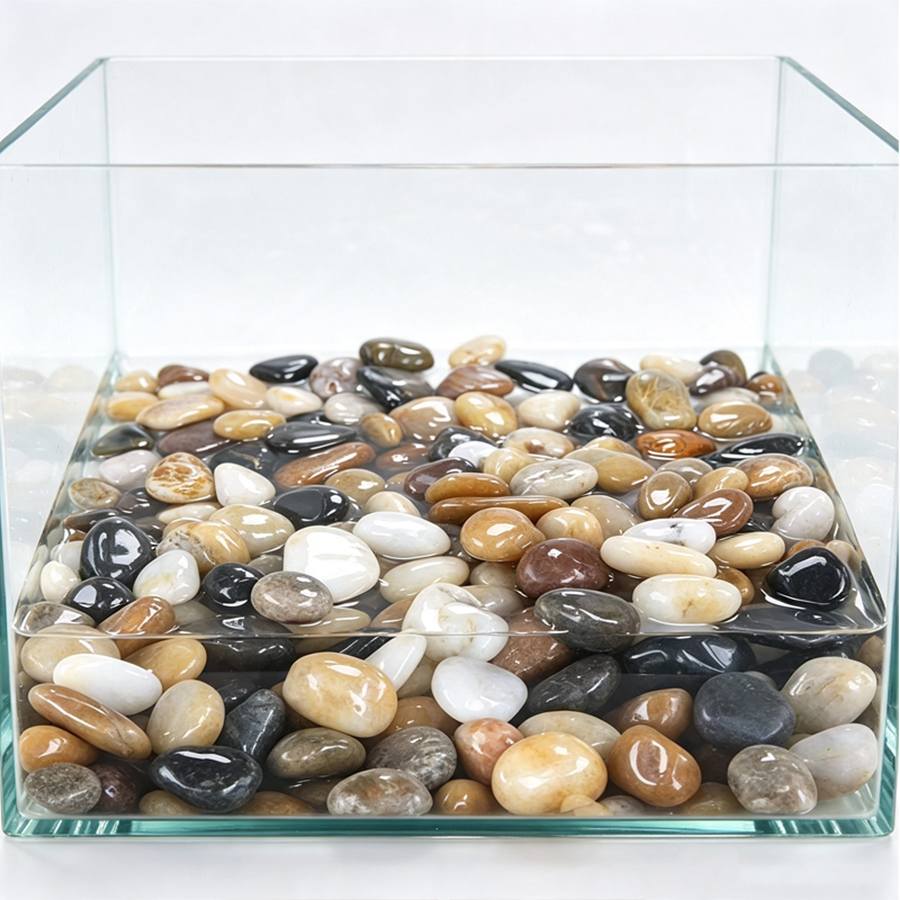 300-700g Smooth River Pebbles, - đánh giá và giá Aquarium Planted Fish