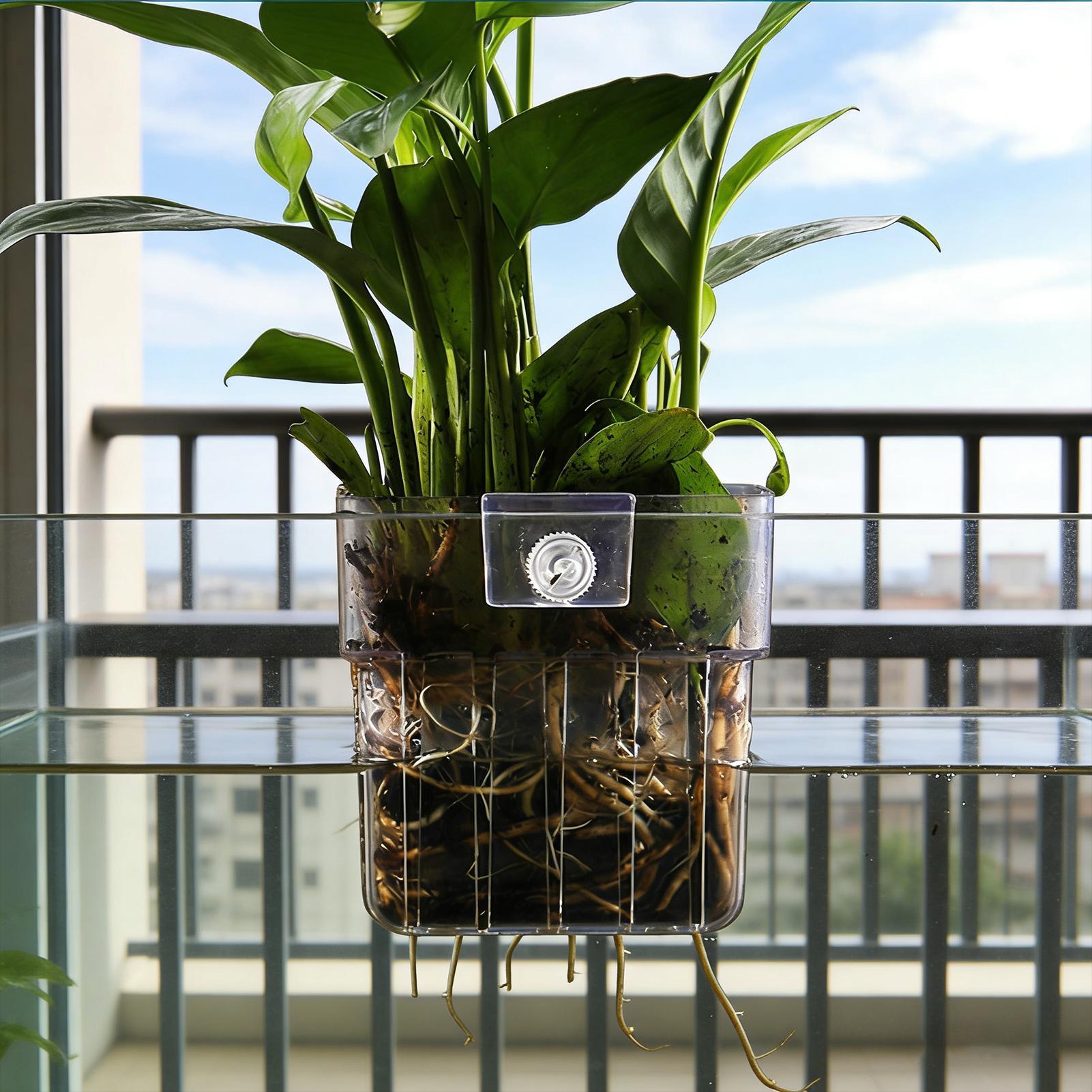 Aquarium Plant Basket Transpar - đánh giá và giá Aquarium Plant Rings