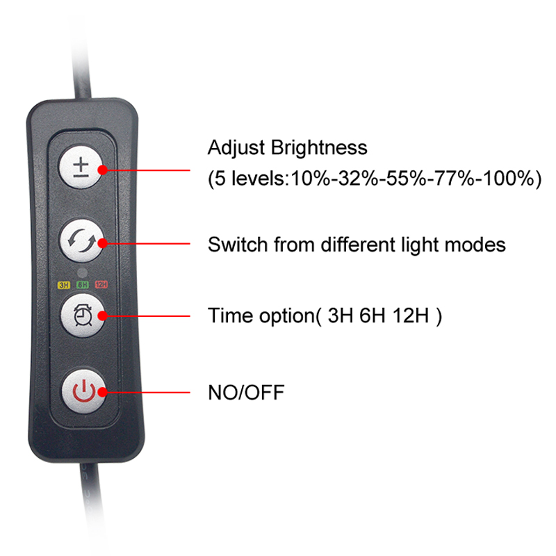 Hồ Cá Đèn LED Cho 16-64CM Cá S - đánh giá và giá Aquarium Plant Growth Light