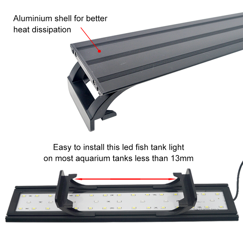 Hồ Cá Đèn LED Cho 16-64CM Cá S - đánh giá và giá Aquarium Plant Growth Light