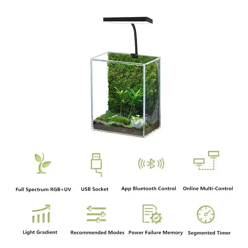 WEEK AQUA Mag Pro USB Nano Aqu - đánh giá và giá Aquarium Plant Growth Light