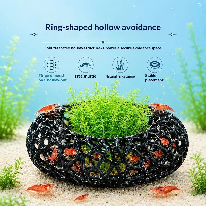 NEW 3D Printed Ring Shaped Aqu - đánh giá và giá Aquarium Plant Rings
