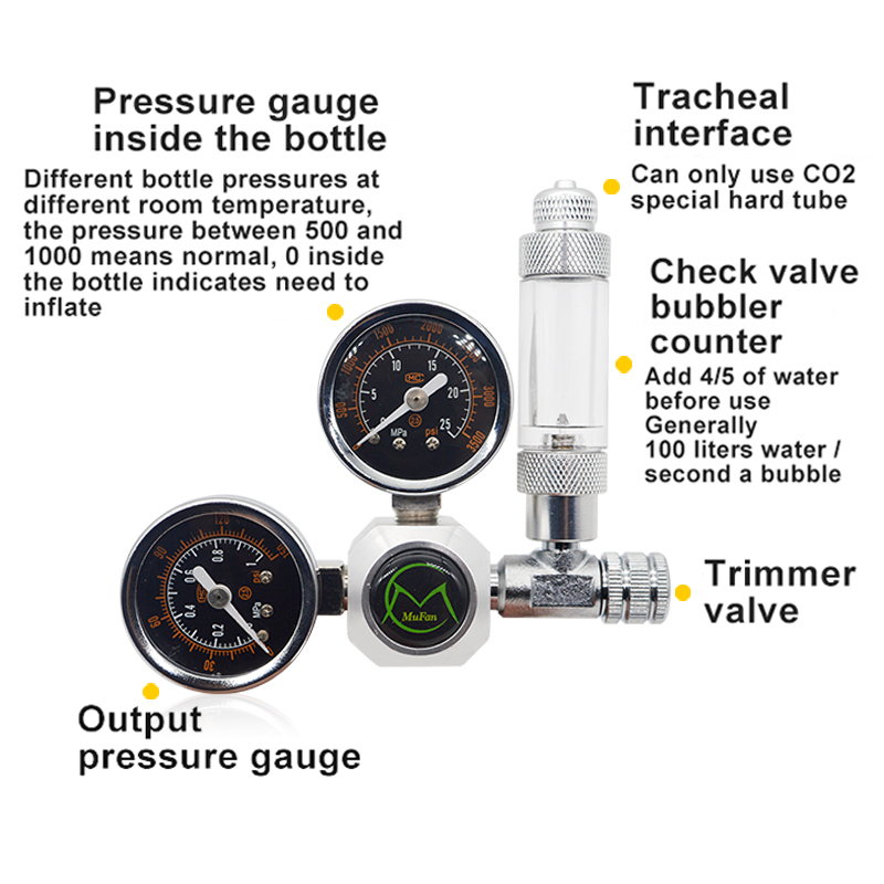 Aquarium CO2 Regulator Magneti - đánh giá và giá Planted Aquarium Accessories