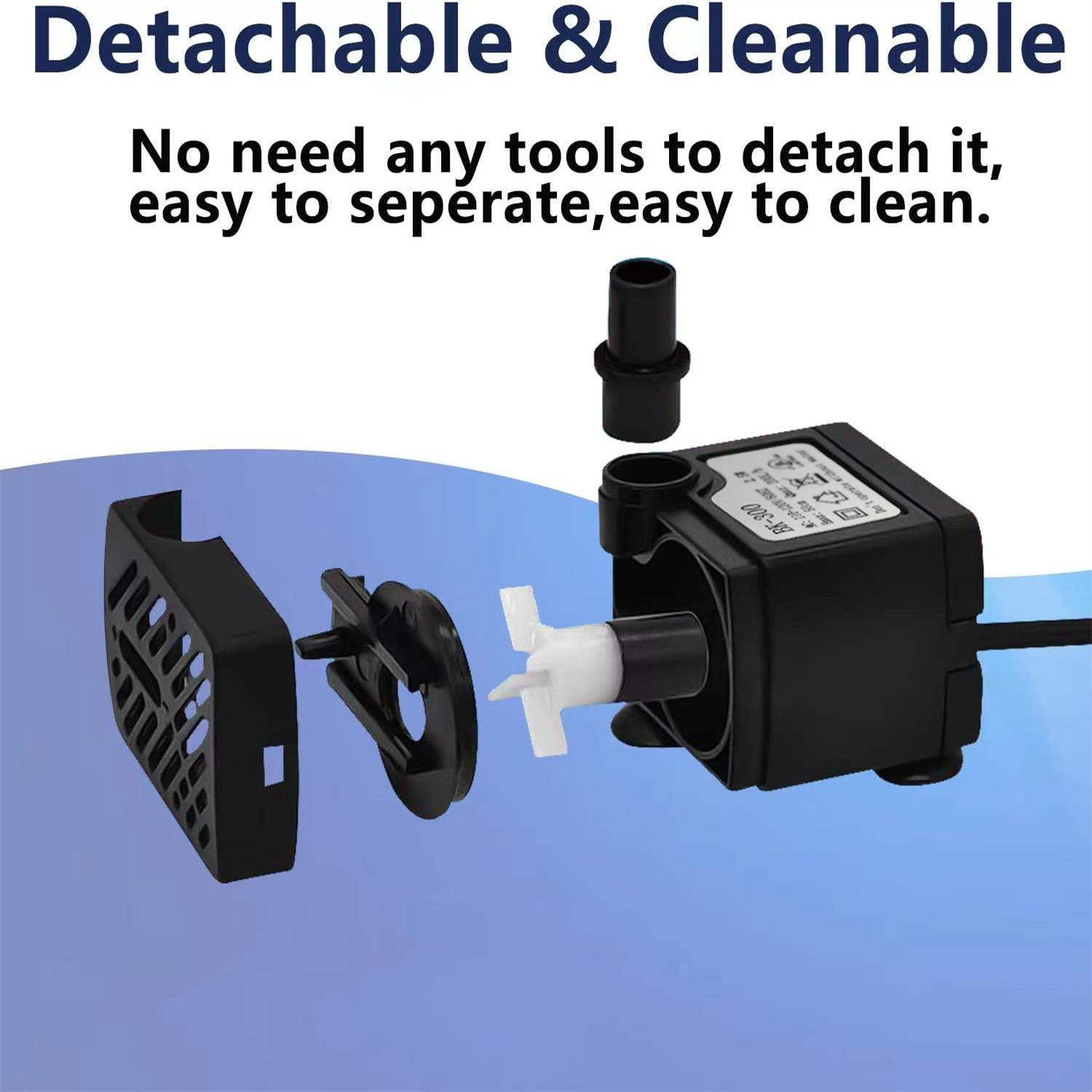 Mini Fish Tank Water Pump Easy - đánh giá và giá Planted Aquarium Cleaning
