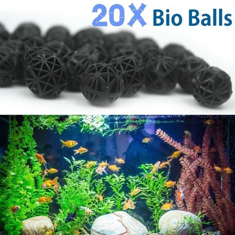 20Pcs 16mm Aquarium Bio Balls  - đánh giá và giá Aquarium Planted Tank Filter