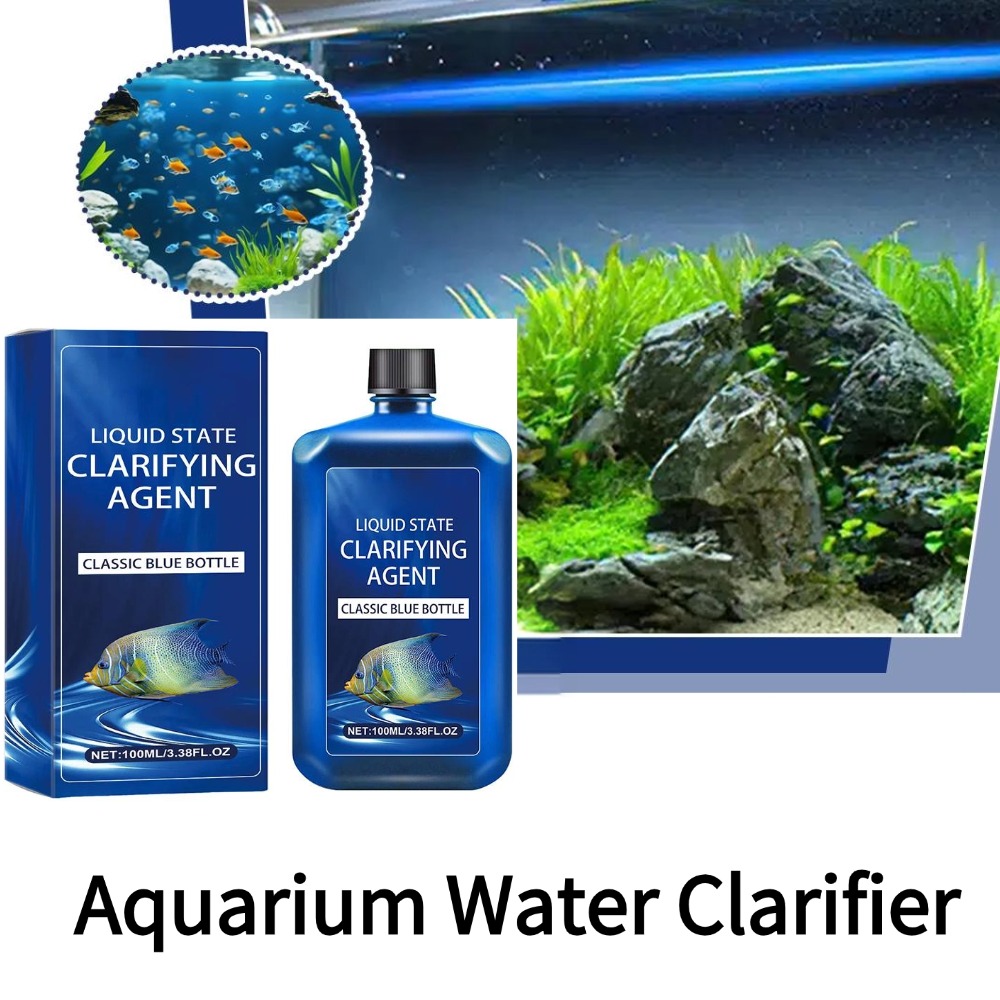 Aquarium Water Clarifier 100ml - đánh giá và giá Planted Aquarium Cleaning