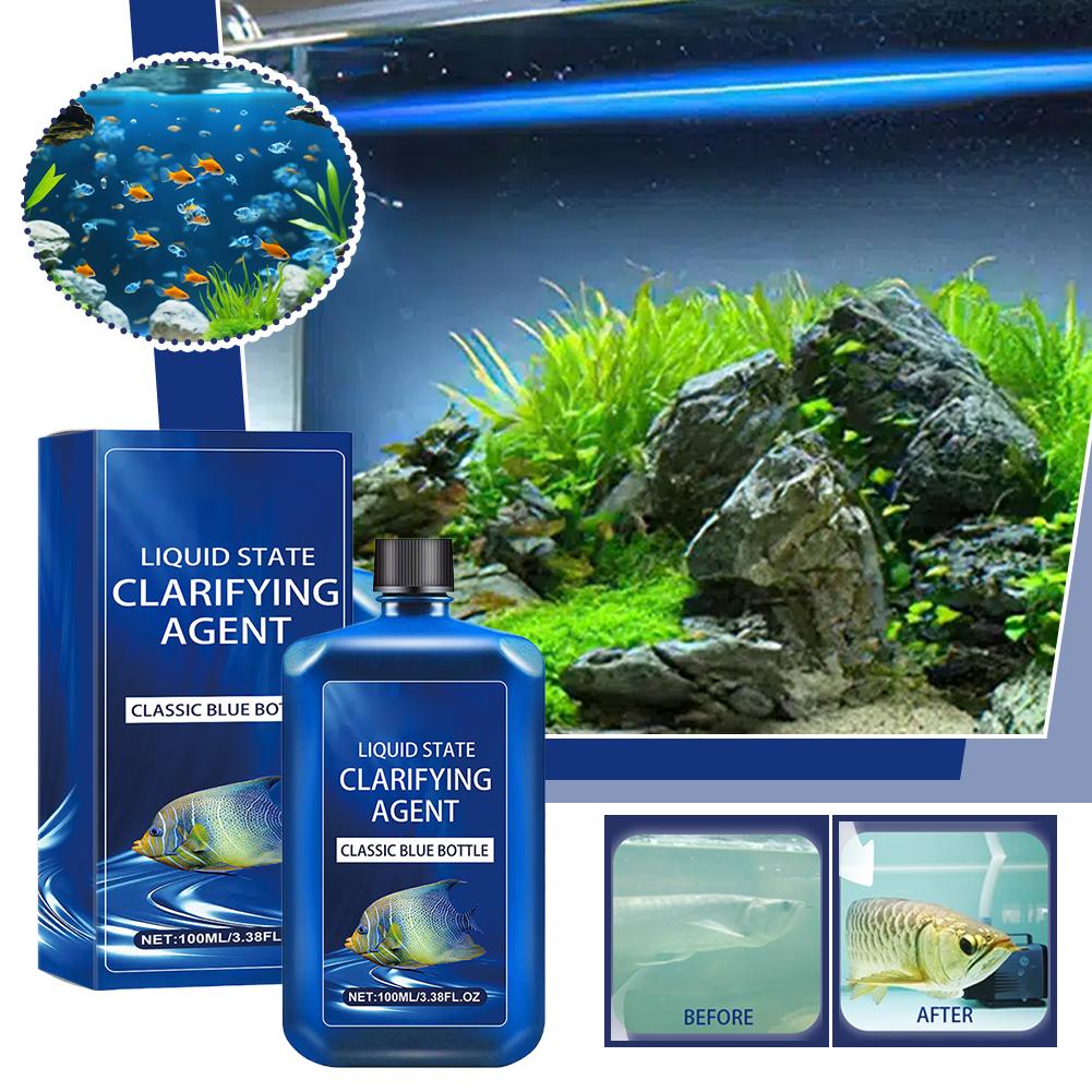 Aquarium Water Clarifier 100ml - đánh giá và giá Planted Aquarium Cleaning